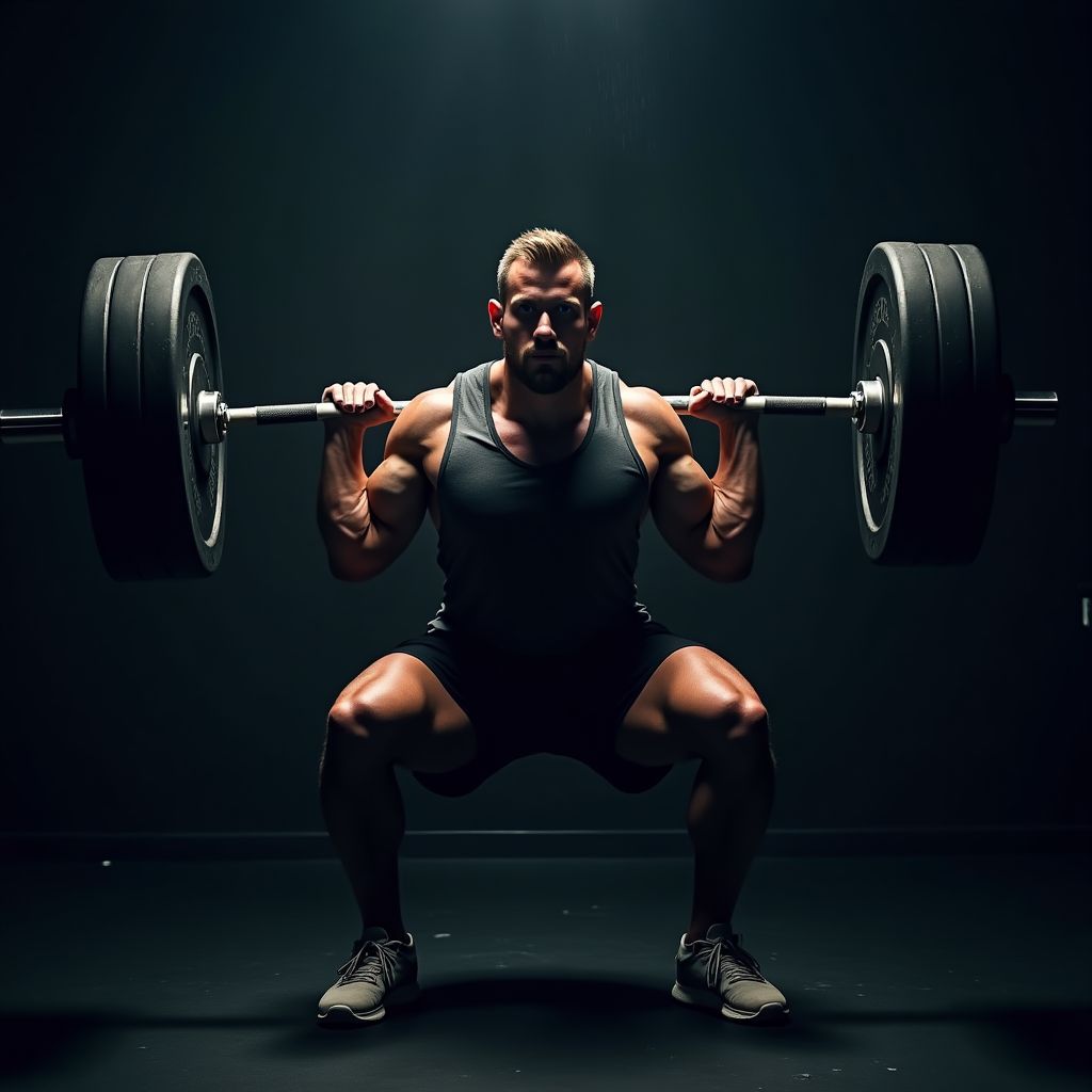 Athlete lifting